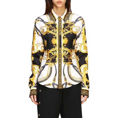 versace shirt dress women's